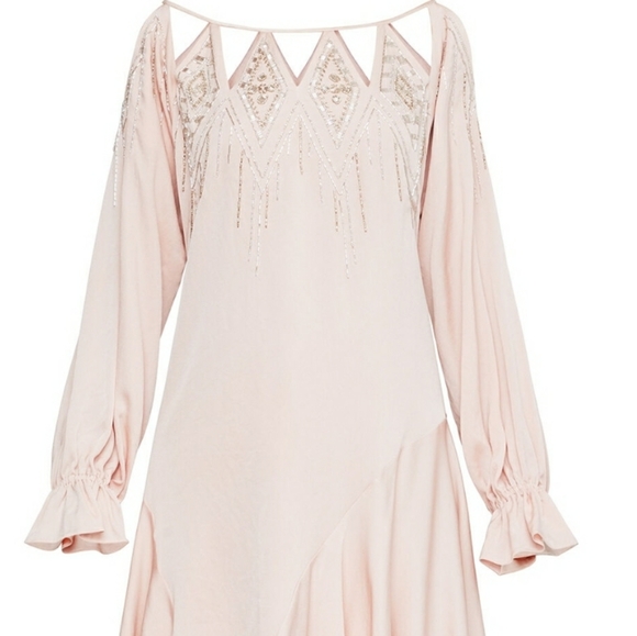 Embroidered Cutout Cocktail Dress - Picture 8 of 8